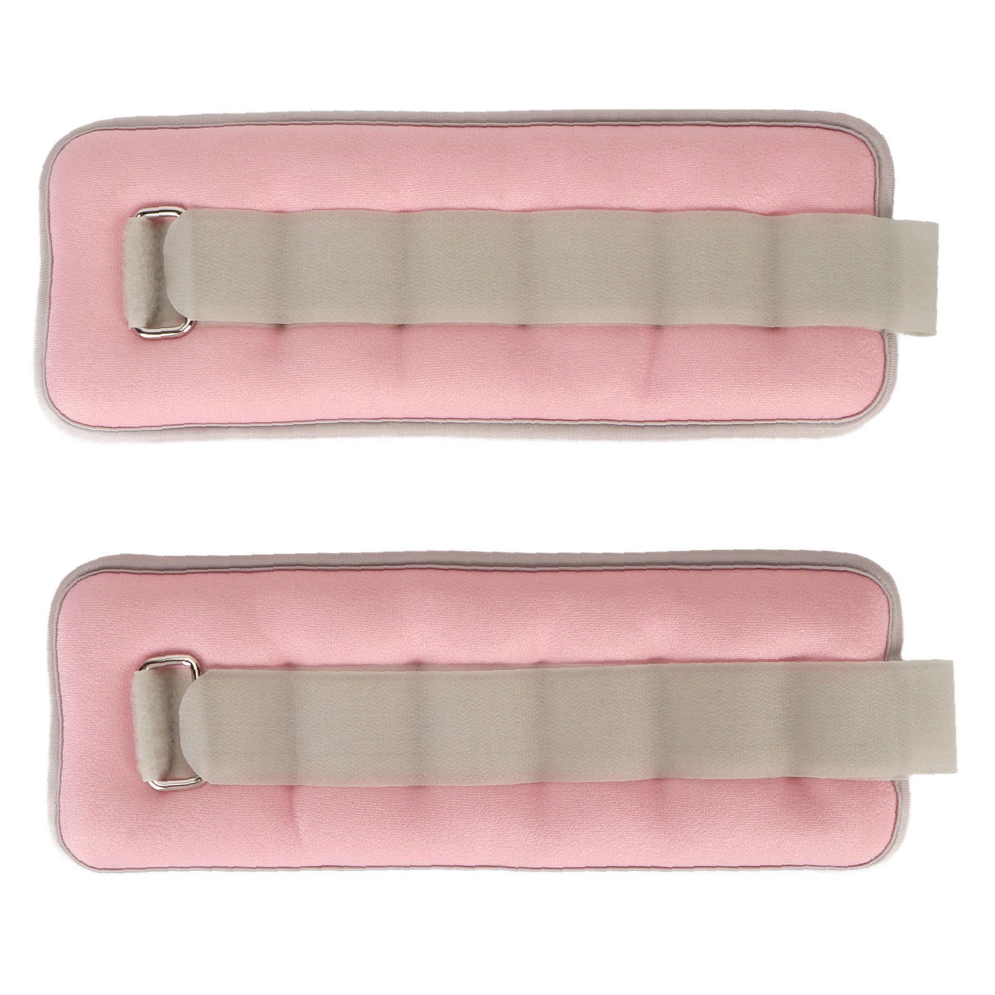 FitFlow Adjustable Ankle Weights Pair – Pink Edition