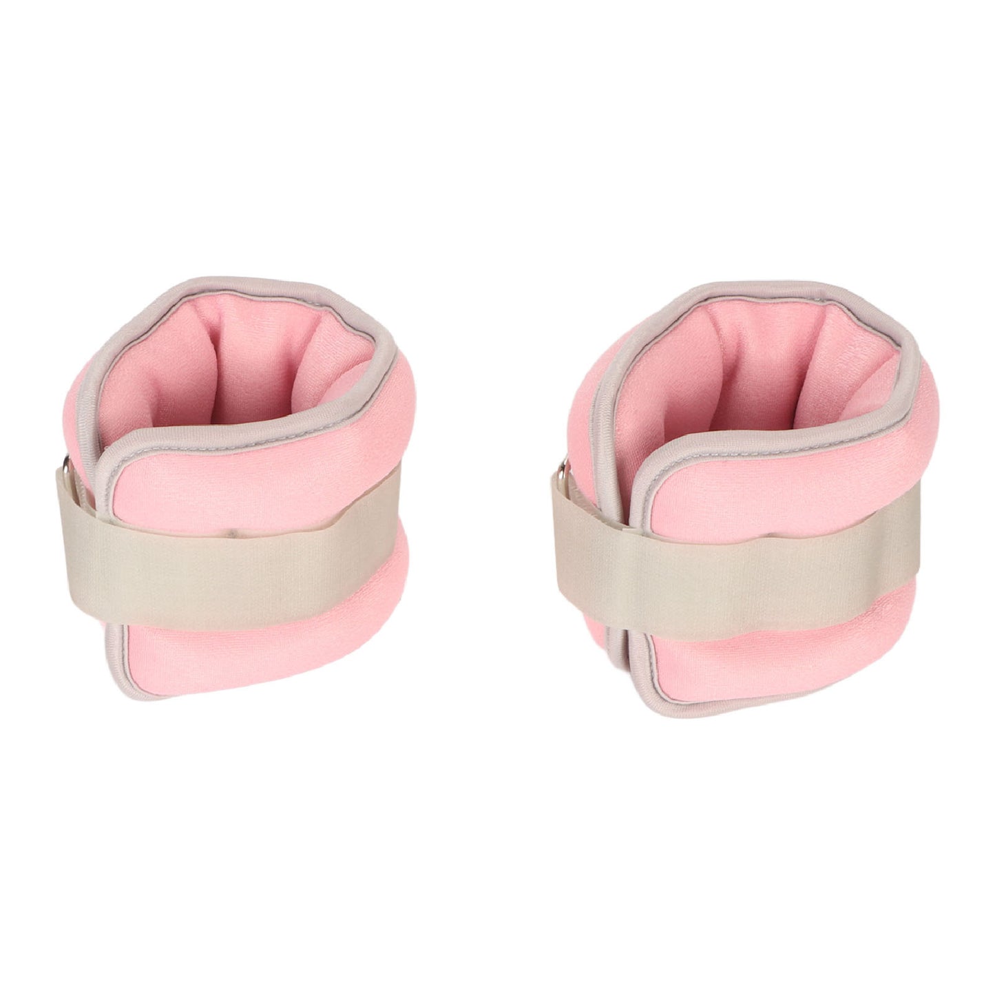 FitFlow Adjustable Ankle Weights Pair – Pink Edition